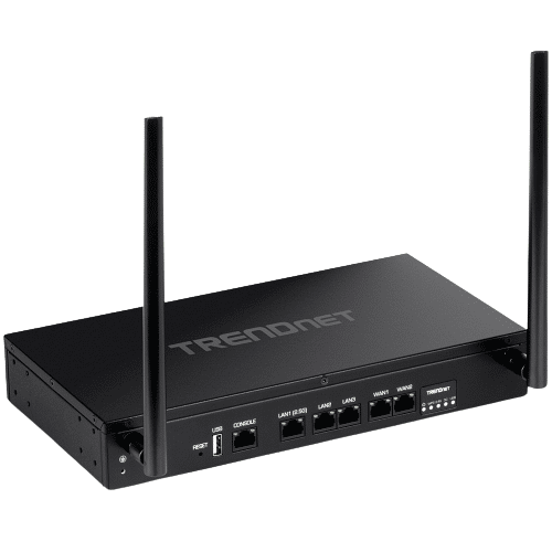 TRENDnet Dual WAN Router with WiFi 6, VPN, 1 x 2.5GB, 2 x Gigabit, NDAA (TEW-929DRU-CA)