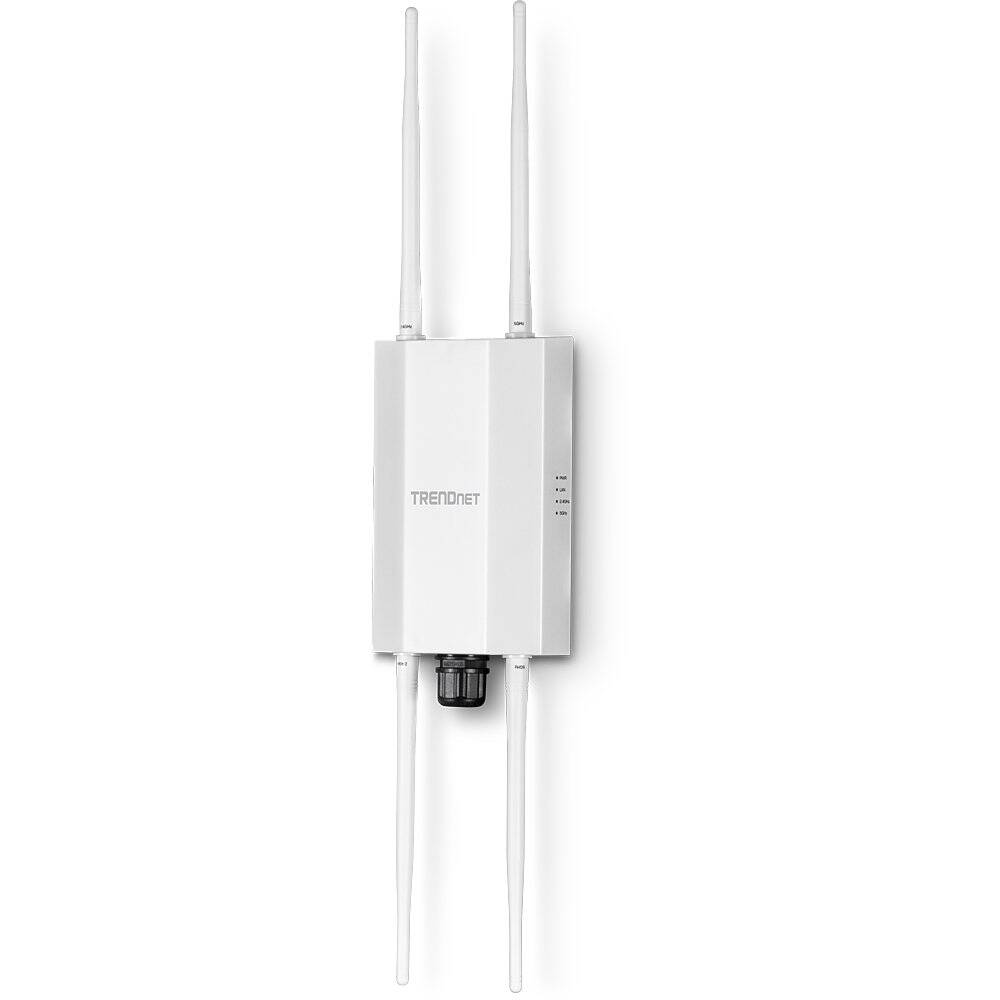 Point d'accès omnidirectionnel extérieur PoE+ TRENDnet 5 dBi Wi-Fi 6 AX1800 (TEW-941APBO)