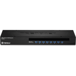 TRENDnet 8 Port KVM USB/PS2 Rack Mount Switch (TK-803R)