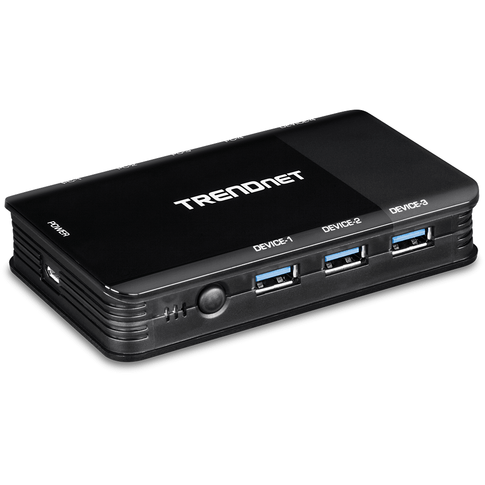 TRENDNet 4 Computer 4 Port USB 3.1 Sharing Switch (TK-U404)