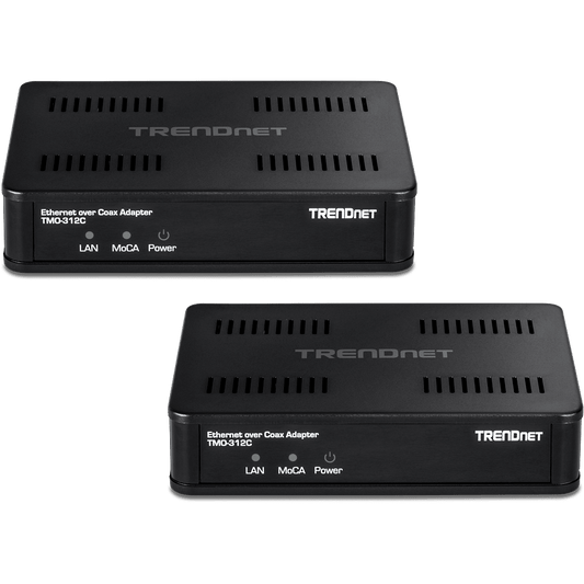 Adaptateur Ethernet sur câble coaxial TRENDNet MoCA 2.5 (lot de 2) (TMO-312C2K)