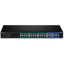 TRENDnet 28 Port Gigabit Web Smart PoE+ Switch, HIVE (TPE-5028WS)
