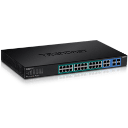 Commutateur Web intelligent PoE+ Gigabit 28 ports TRENDnet, HIVE (TPE-5028WS)