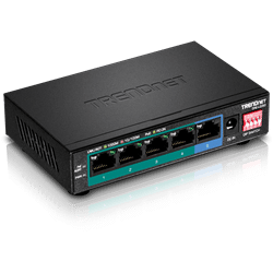 TRENDnet 5 Port Gigabit Long Range PoE+ Switch (TPE-LG50)