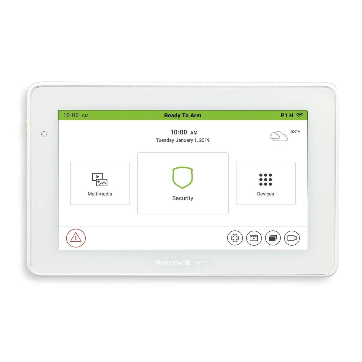 Honeywell Tuxedo Touch 7" Touchscreen Keypad with Smart Control and Voice (TUXEDOW)