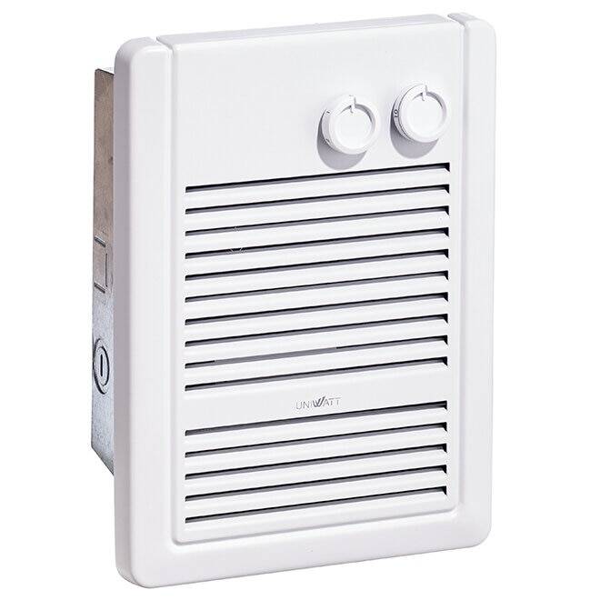 Radiateur soufflant mural StelPro Uniwatt, 1 000 W, 240 V, blanc (UHF1002TTW)