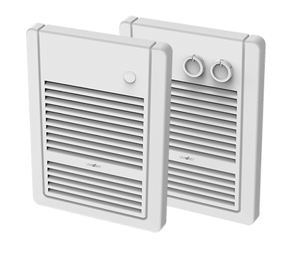 StelPro Uniwatt Wall Fan Heater, 1000W 240V, White (UHF1002TTW)