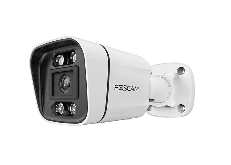 Caméra Bullet Foscam 4MP 2K PoE StarLight avec IA, LED IR, sirène, SpotLight (V4EC)