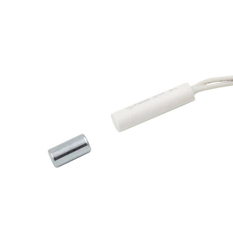Flair Recessed Contact 1/4" x1" Long, 3/4" Gap Wire Leads White (VIP68)