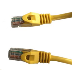 CAT6 Molded Snagless Gigabit Patch Cable, 1 Foot 0.3 m, Yellow (MAX-C6PATCH1Y)