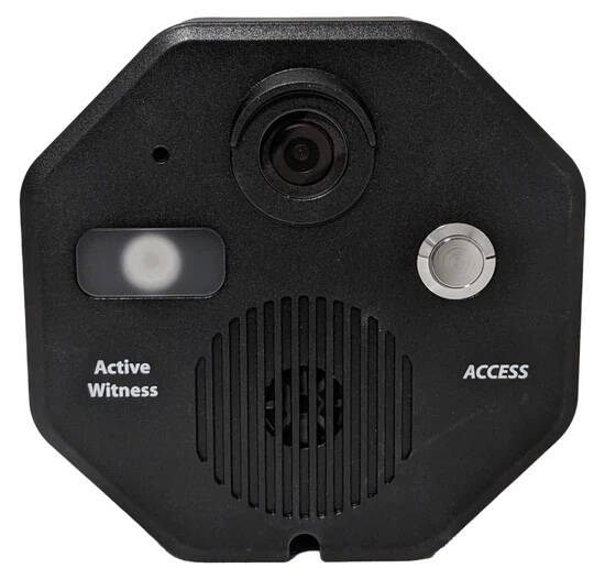 Estación de control de acceso SIMA Cloud de Active Witness, videoportero (VA-08)