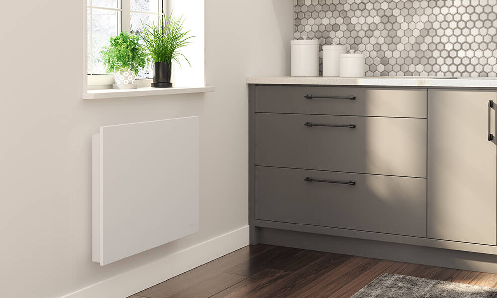 StelPro Mirage Convector 1500W/1125W 240V/208V, Built in Thermostat, White (MIR1502W)