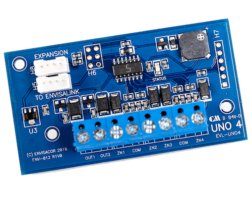 UNO4 4 Wired Zone Expansion Board for EVL4 (UNO4)