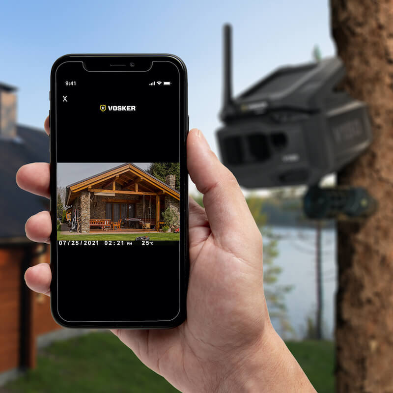 Vosker V150 Solar Powered 4G LTE Cellular Security Camera (V150)