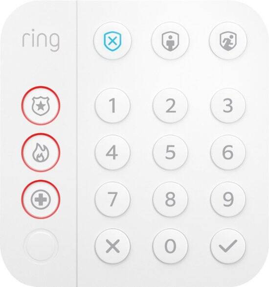 Clavier sans fil Ring Alarm, 2e génération (4AK1SZ-0EN0)
