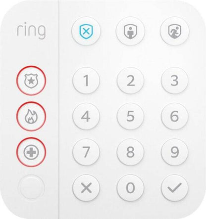 Clavier sans fil Ring Alarm, 2e génération (4AK1SZ-0EN0)