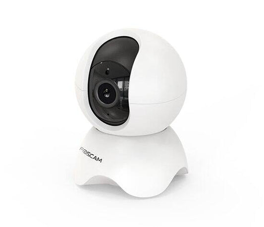 Caméra panoramique/inclinaison intérieure WiFi Foscam 5 MP, vision nocturne, détection par IA (X5)